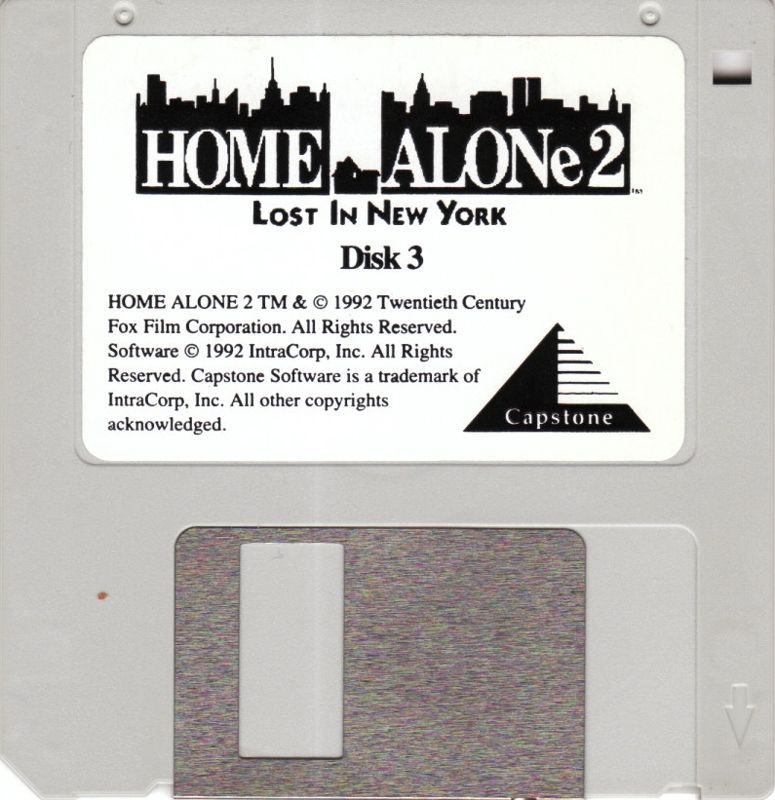 Media for Home Alone 2: Lost in New York (DOS): Disk 3/3