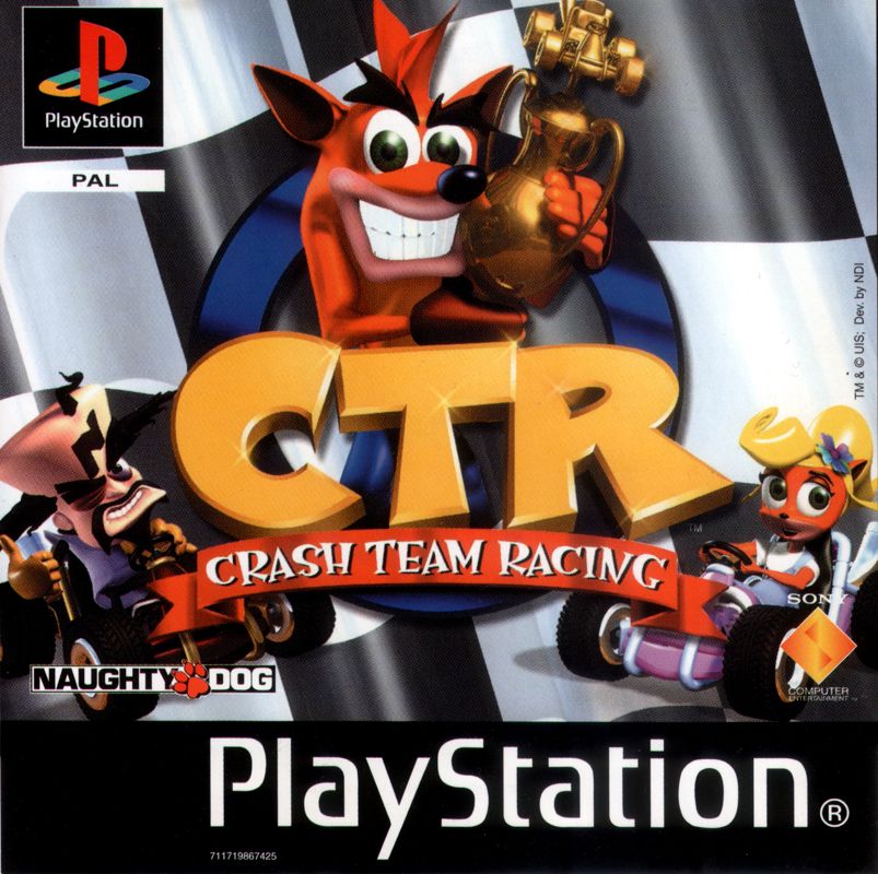Front Cover for CTR: Crash Team Racing (PlayStation)