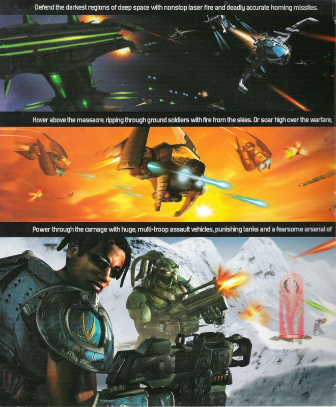 Inside Cover for Unreal Tournament 2004 (Linux and Windows): Left