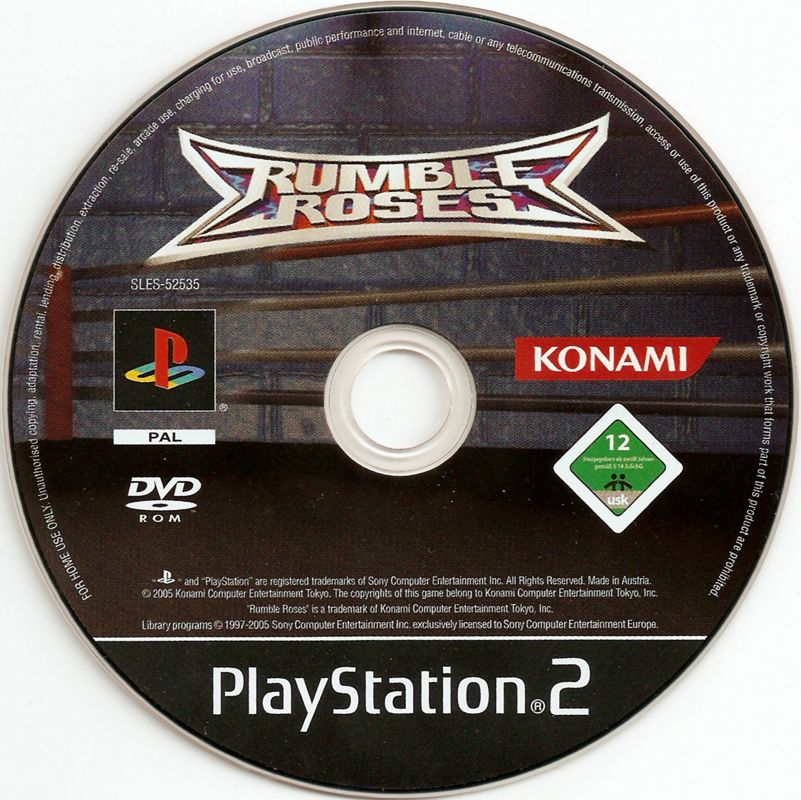 Rumble Roses cover or packaging material - MobyGames