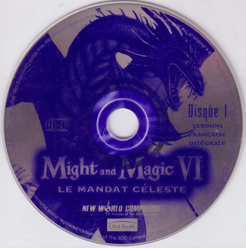 Media for Might and Magic VI: The Mandate of Heaven (Windows): Disc 1/2