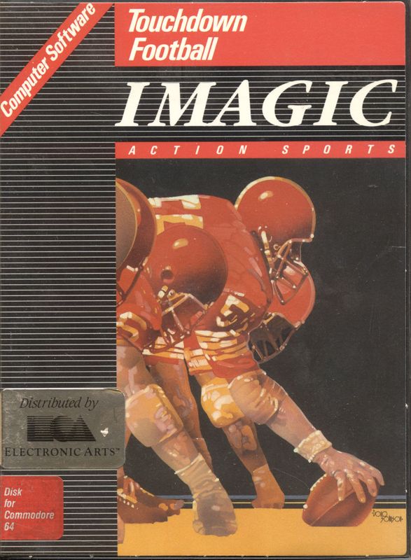 Front Cover for Touchdown Football (Commodore 64)