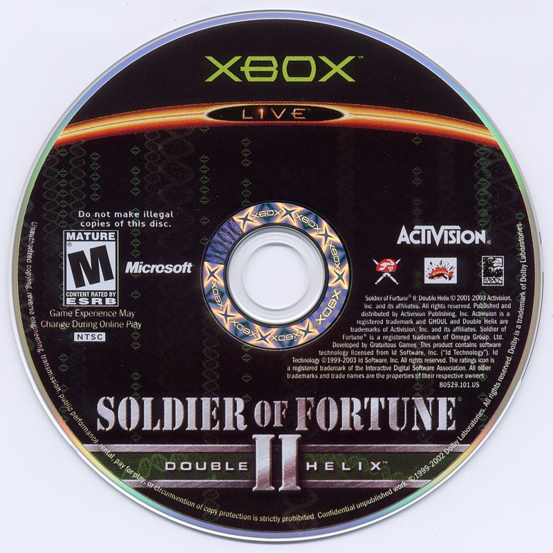 Media for Soldier of Fortune II: Double Helix (Xbox)
