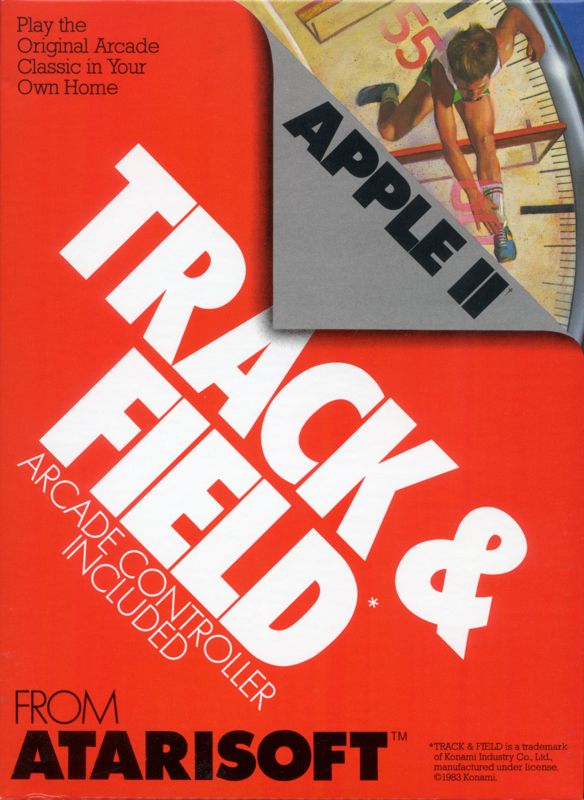 Front Cover for Track & Field (Apple II)