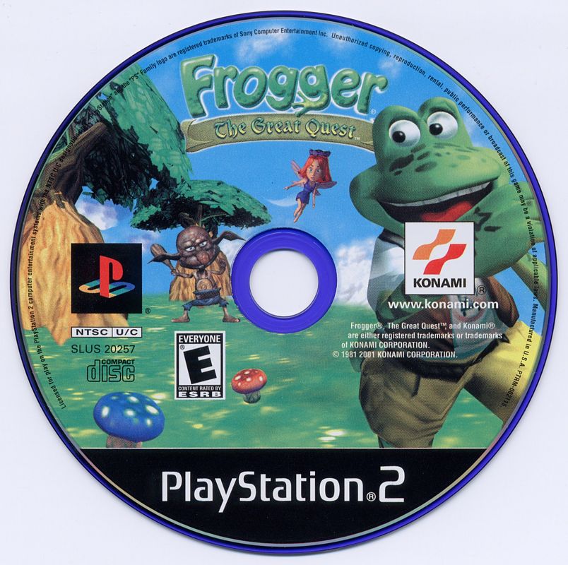 Media for Frogger: The Great Quest (PlayStation 2)