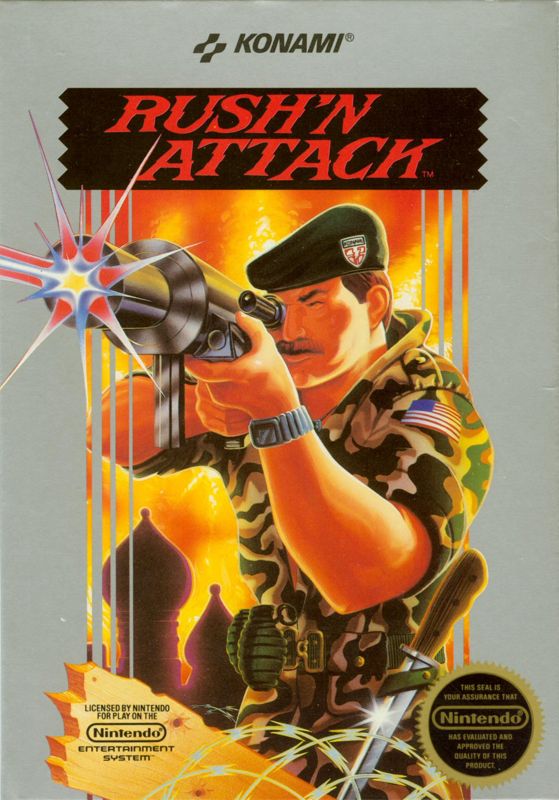 Front Cover for Rush'n Attack (NES)