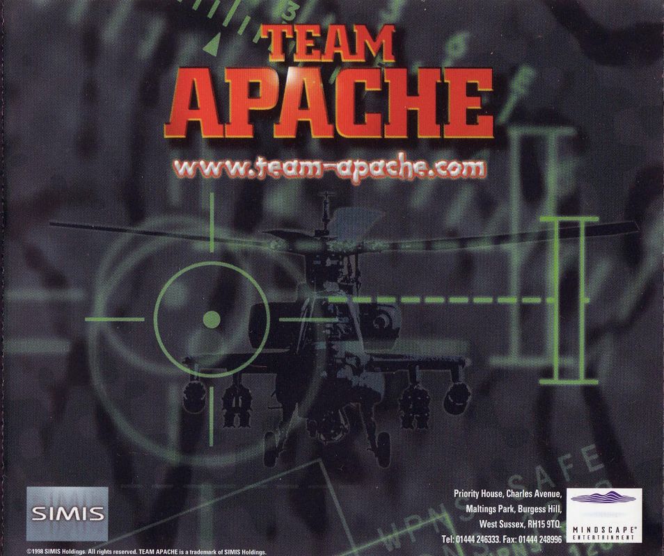 Team Apache cover or packaging material - MobyGames