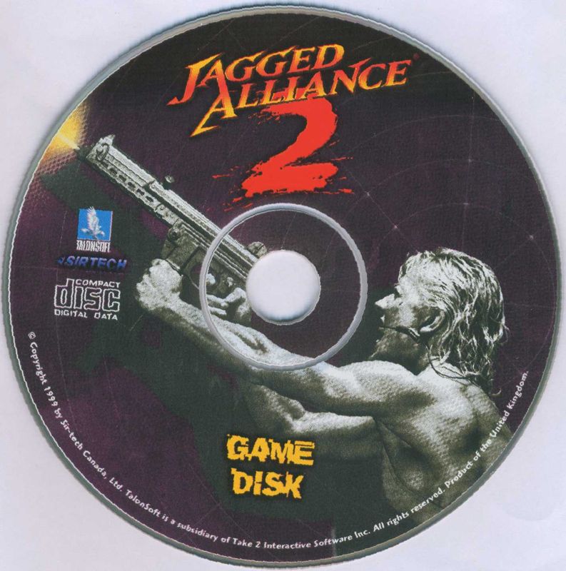 Media for Jagged Alliance 2 (Windows): Game Disc