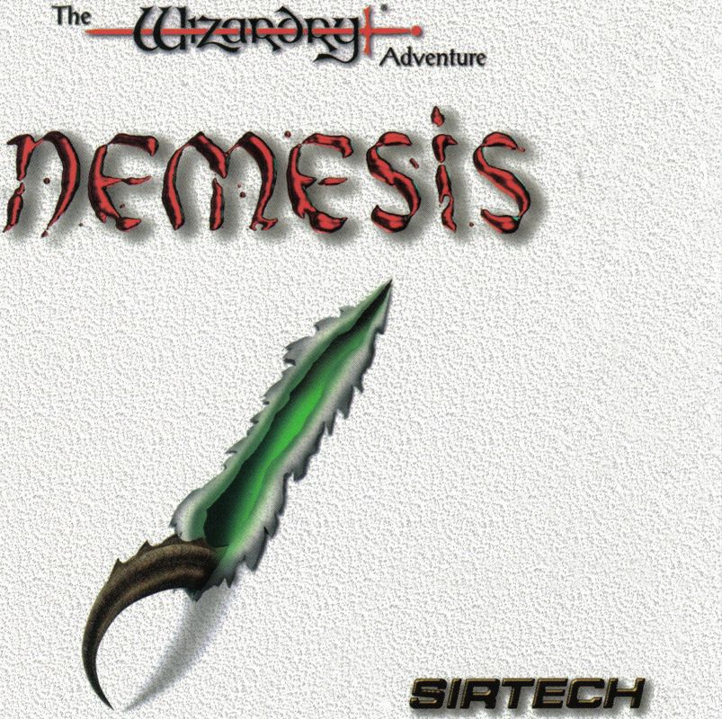 Other for Nemesis: The Wizardry Adventure (DOS): Jewel Case - Front