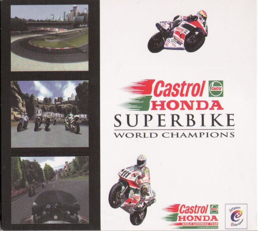 Back Cover for Castrol Honda Superbike World Champions (Windows) (incite PC Games release)
