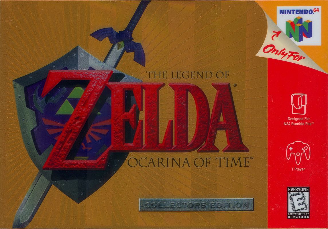 Legend of Zelda: Ocarina of Time 1.0 GRAY CARTRIDGE (Nintendo 64, 1998)