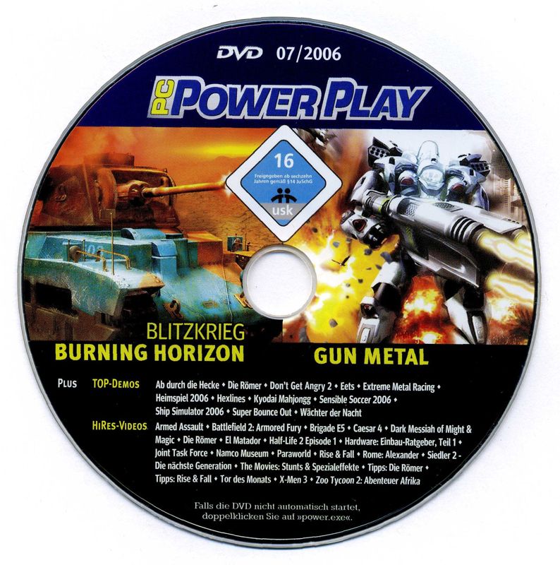 Media for Gun Metal (Windows) (PC PowerPlay 07/2006 covermount)