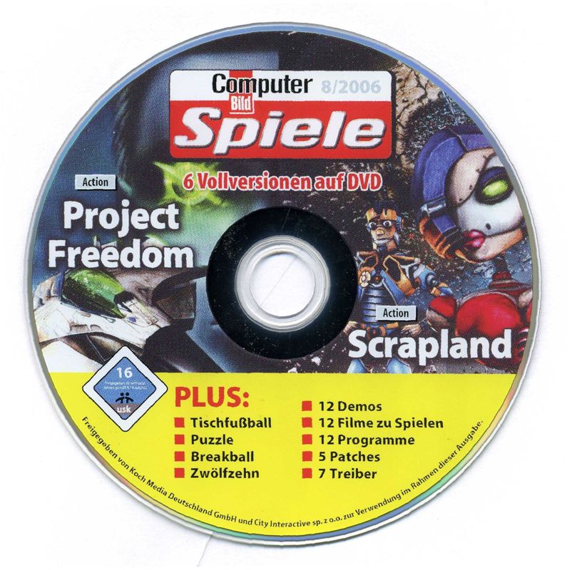 Media for American McGee presents Scrapland (Windows) (Computer Bild Spiele 8/2006 covermount)