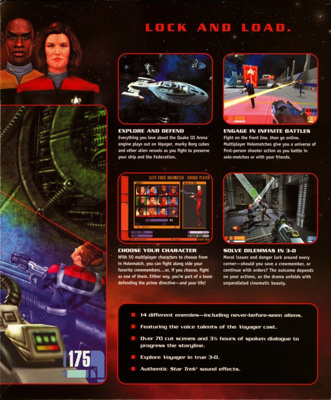 Star Trek: Voyager - Elite Force cover or packaging material - MobyGames