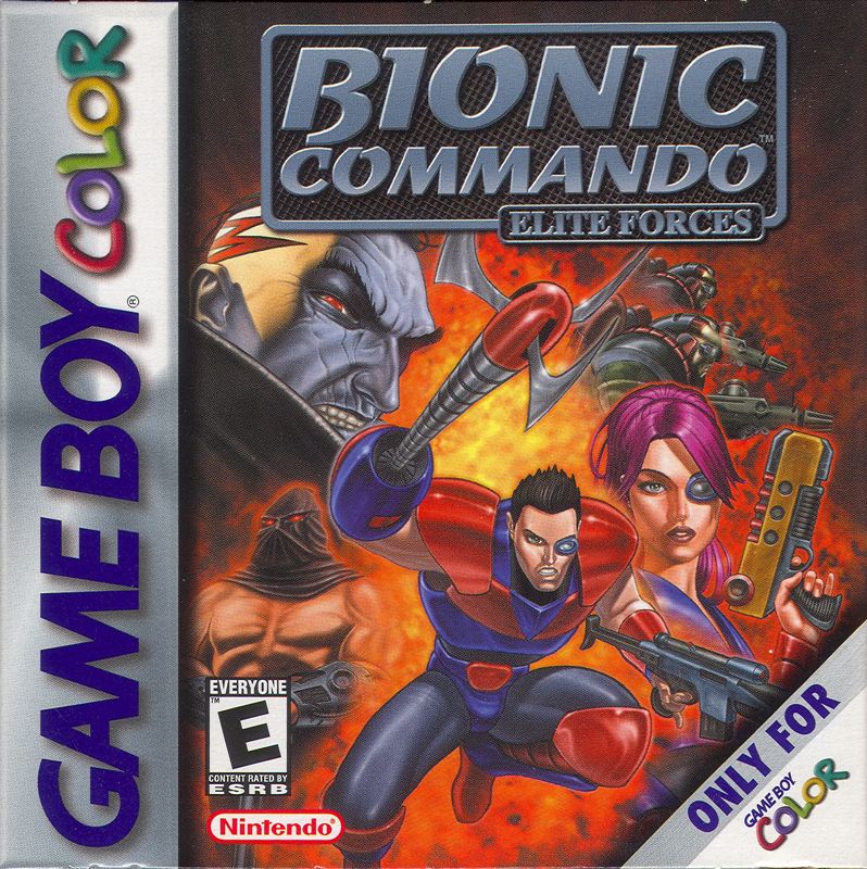 Front Cover for Bionic Commando: Elite Forces (Game Boy Color)