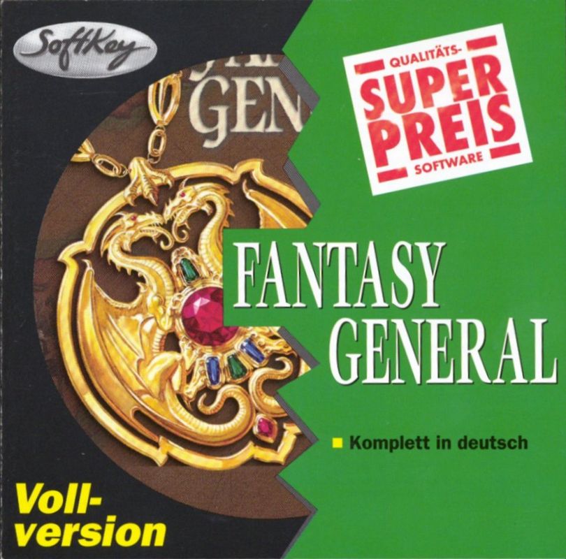 Front Cover for Fantasy General (DOS) (SoftKey budget release)