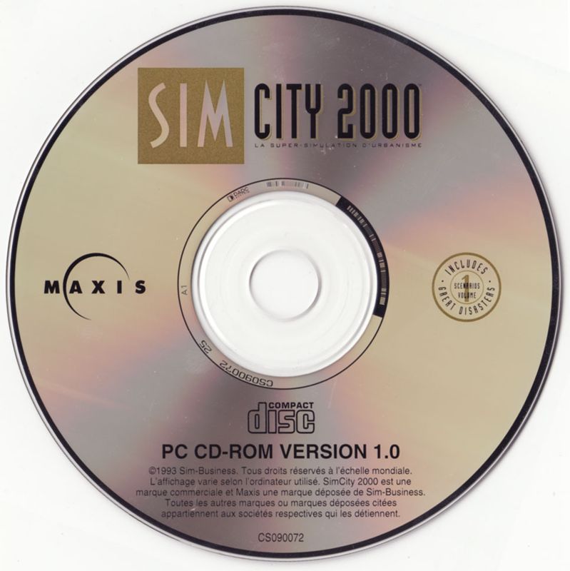 Media for SimCity 2000 (DOS)