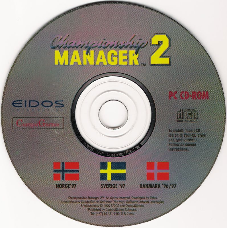 Media for Championship Manager 2: Scandinavian Leagues (DOS)