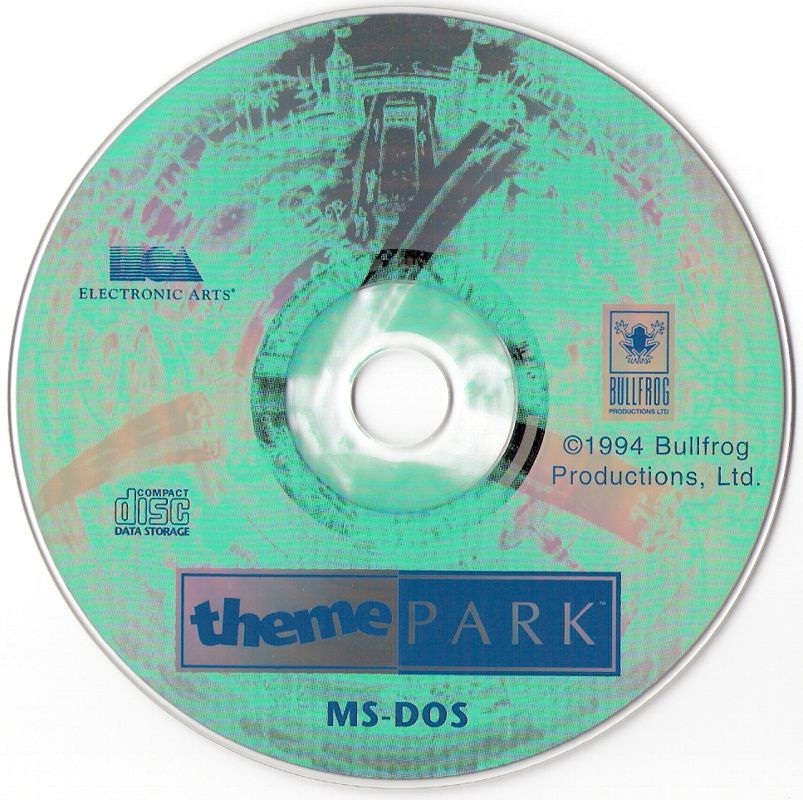 Media for Theme Park (DOS) (CD Classix release)