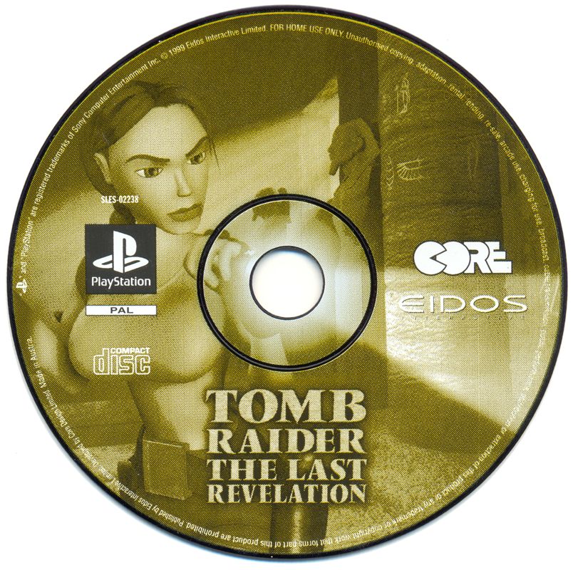 Media for Tomb Raider: The Last Revelation (PlayStation)