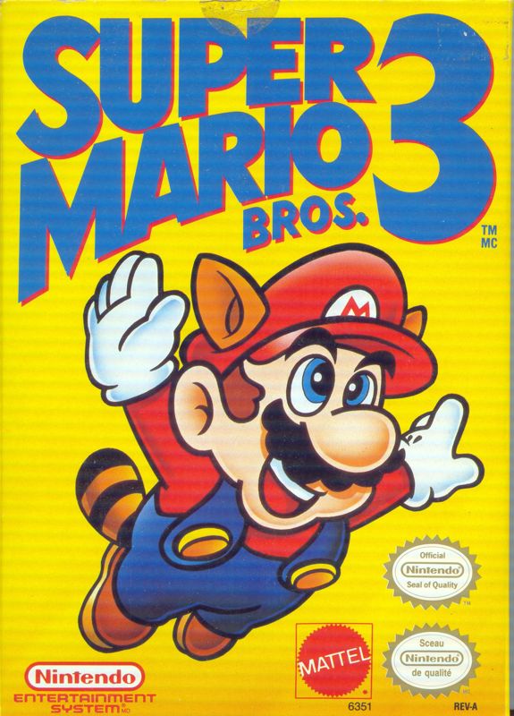 Front Cover for Super Mario Bros. 3 (NES)