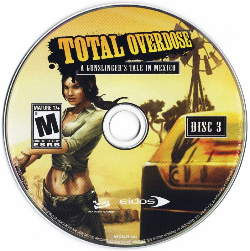 Media for Total Overdose: A Gunslinger's Tale in Mexico (Windows): Disc 3