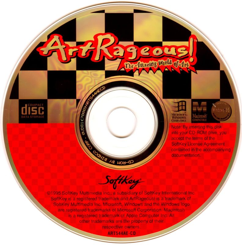 Media for ArtRageous! (Macintosh and Windows and Windows 3.x) (SoftKey Release)