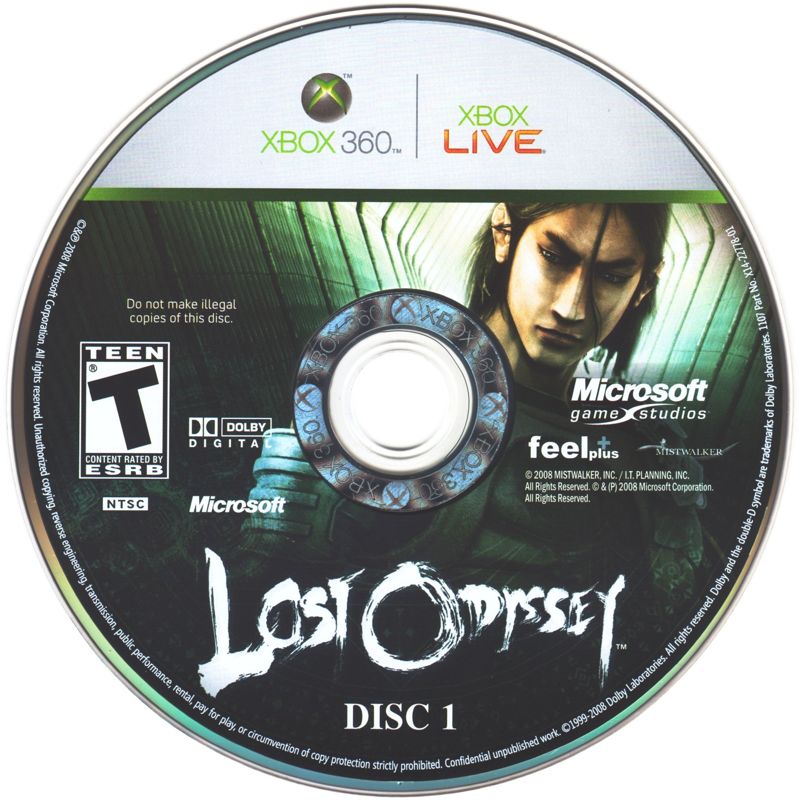 Lost Odyssey cover or packaging material - MobyGames