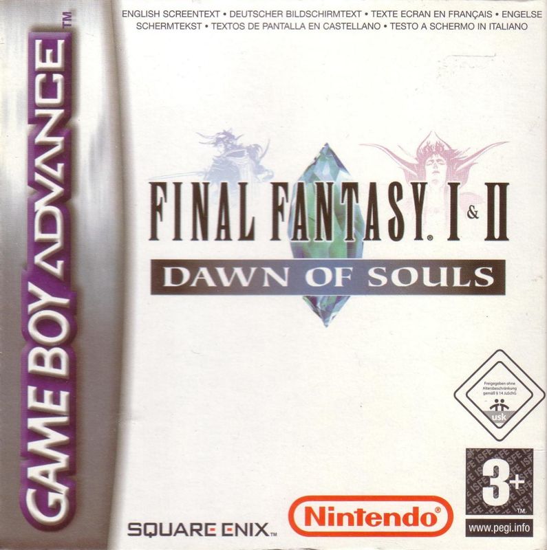 Front Cover for Final Fantasy I & II: Dawn of Souls (Game Boy Advance)