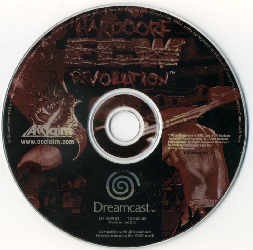 Media for ECW Hardcore Revolution (Dreamcast)