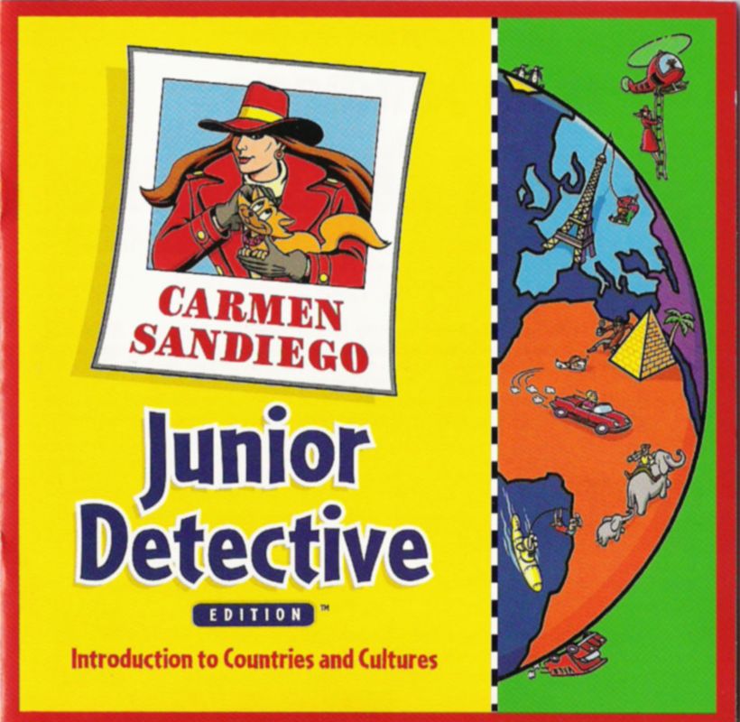 Front Cover for Where in the World Is Carmen Sandiego?: Junior Detective Edition (Windows and Windows 3.x)