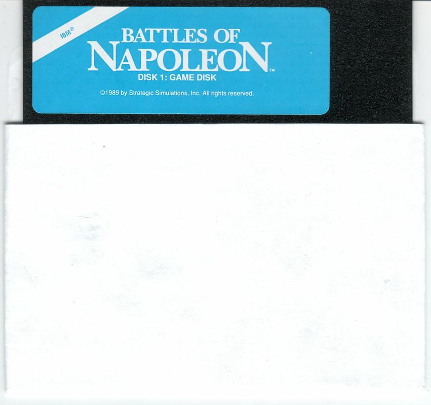 Media for Battles of Napoleon (DOS): Disk 1/2