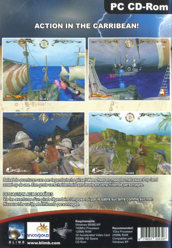 Back Cover for Tortuga Bay (Windows) (Blimb Entertainment GmbH licensed release)