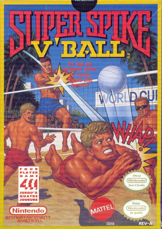Front Cover for U.S. Championship V'Ball (NES)