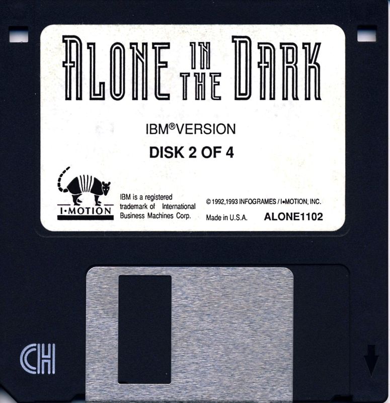 Media for Alone in the Dark (DOS): Disk 2
