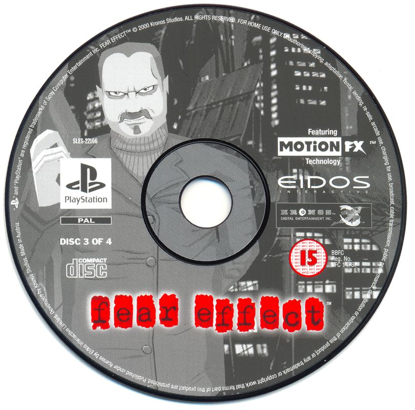 Media for Fear Effect (PlayStation): Disc 3/4
