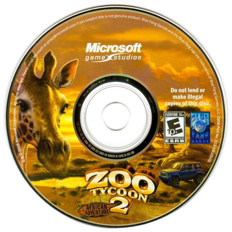 Zoo Tycoon 2: Ultimate Collection cover or packaging material - MobyGames