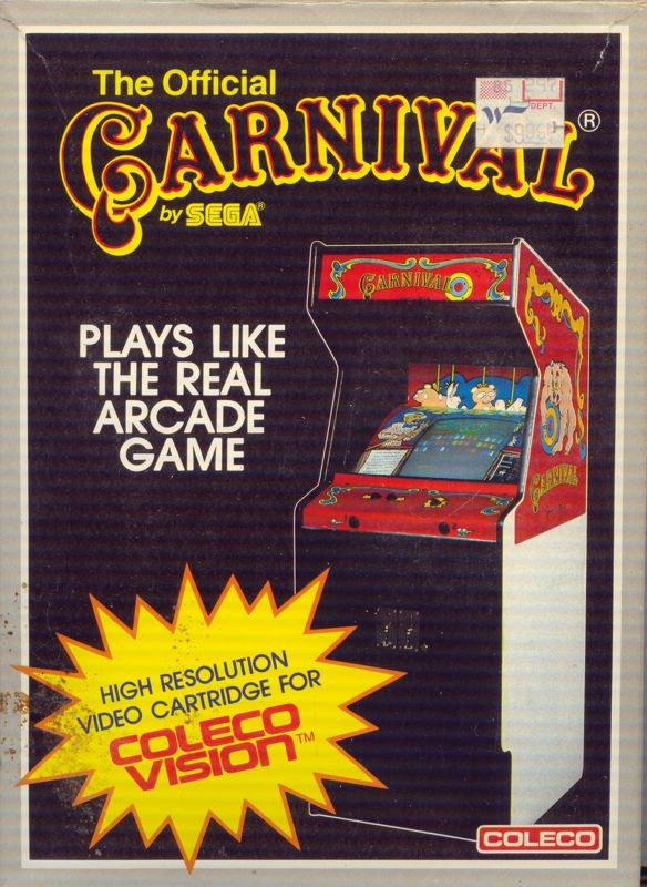 Front Cover for Carnival (ColecoVision)