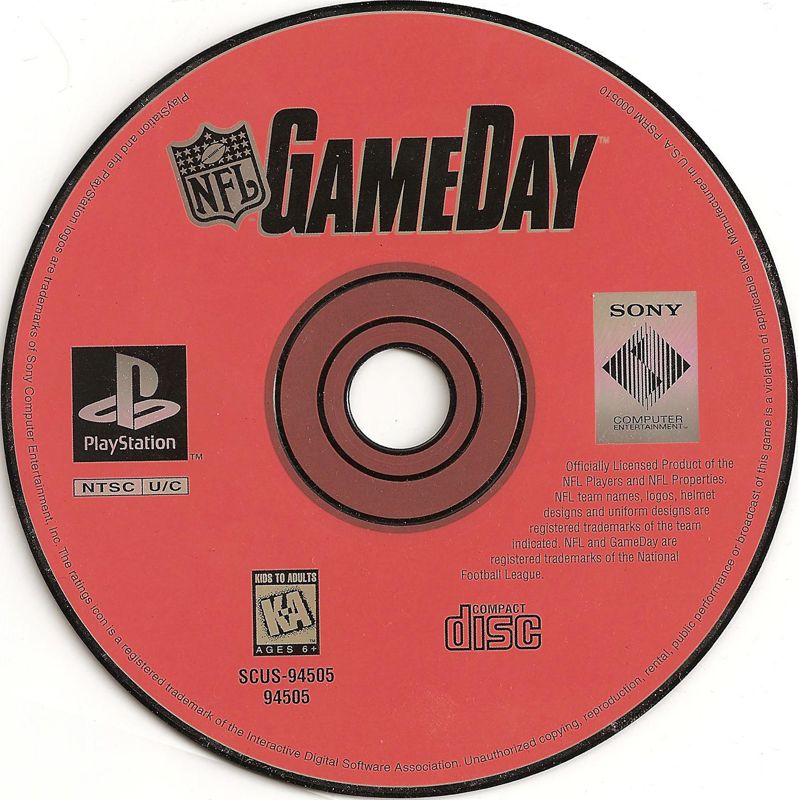 Media for NFL GameDay (PlayStation)