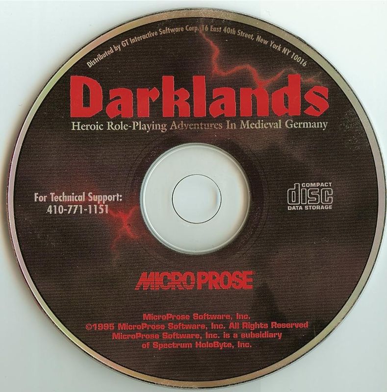 Media for Darklands (DOS) (CD-ROM release)