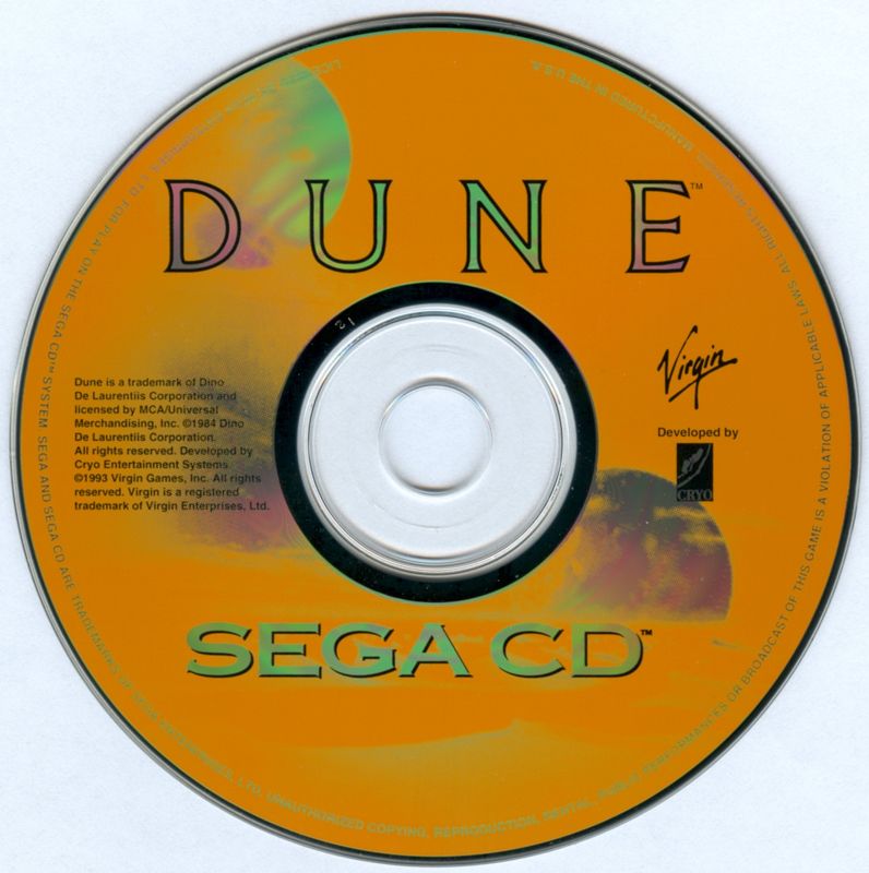 Media for Dune (SEGA CD)