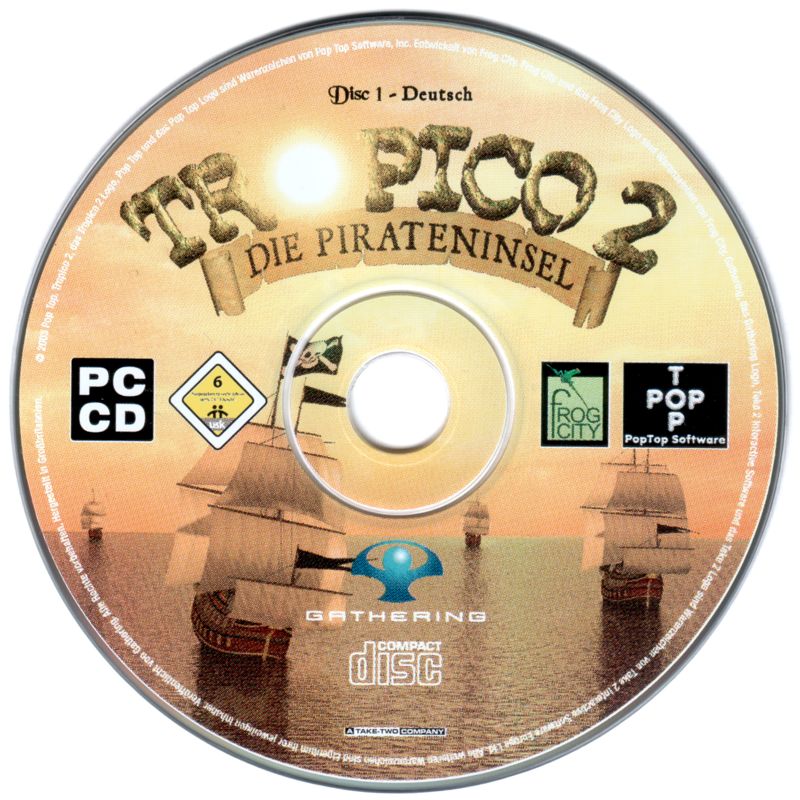 Media for Tropico 2: Pirate Cove (Windows): Disc 1