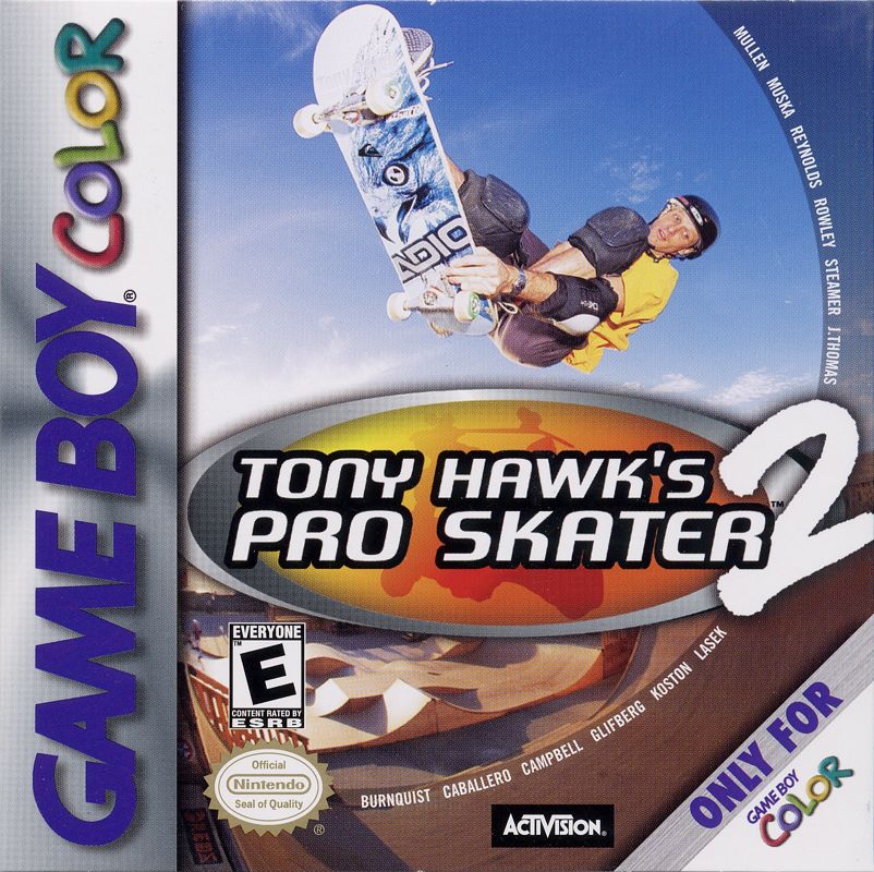Front Cover for Tony Hawk's Pro Skater 2 (Game Boy Color)