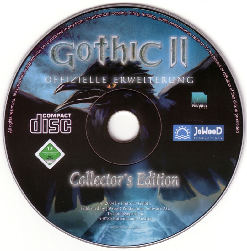 Media for Gothic: Collector's Edition (Windows): Night of the Raven Disc