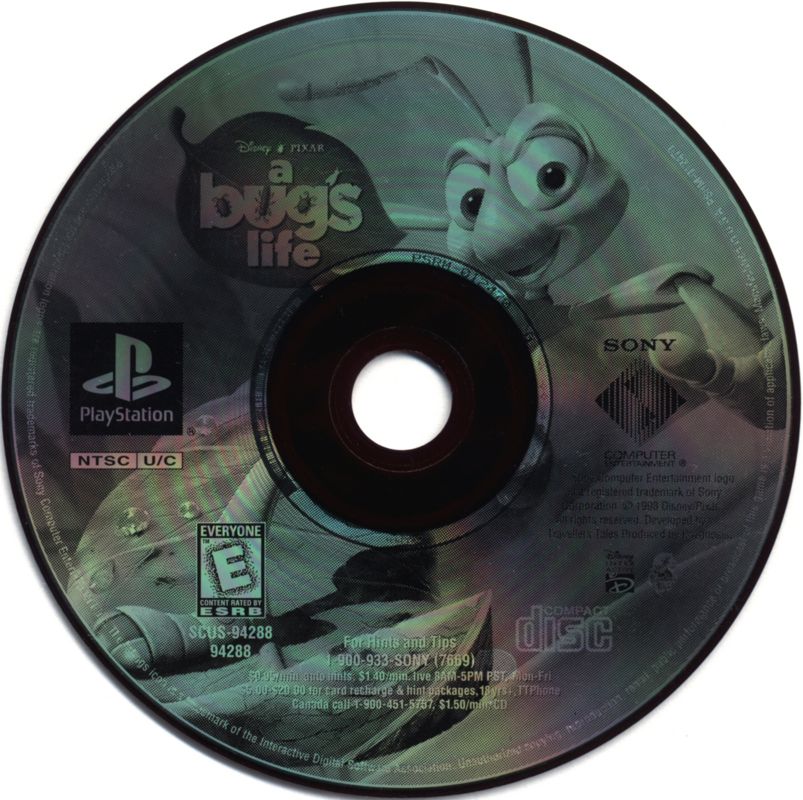 Media for Disney•Pixar A Bug's Life (PlayStation) (Greatest Hits)