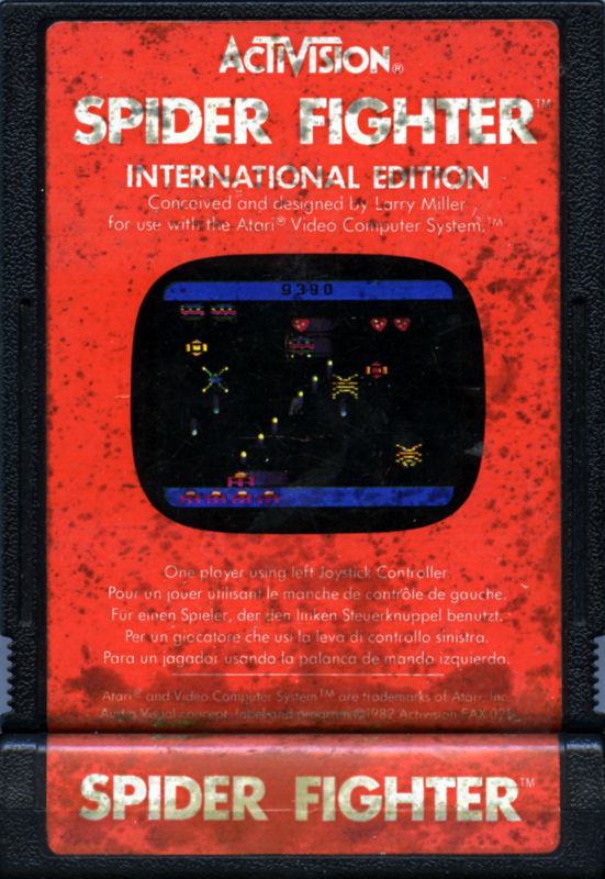 Media for Spider Fighter (Atari 2600) (International Edition)