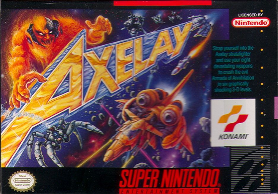 Front Cover for Axelay (SNES)