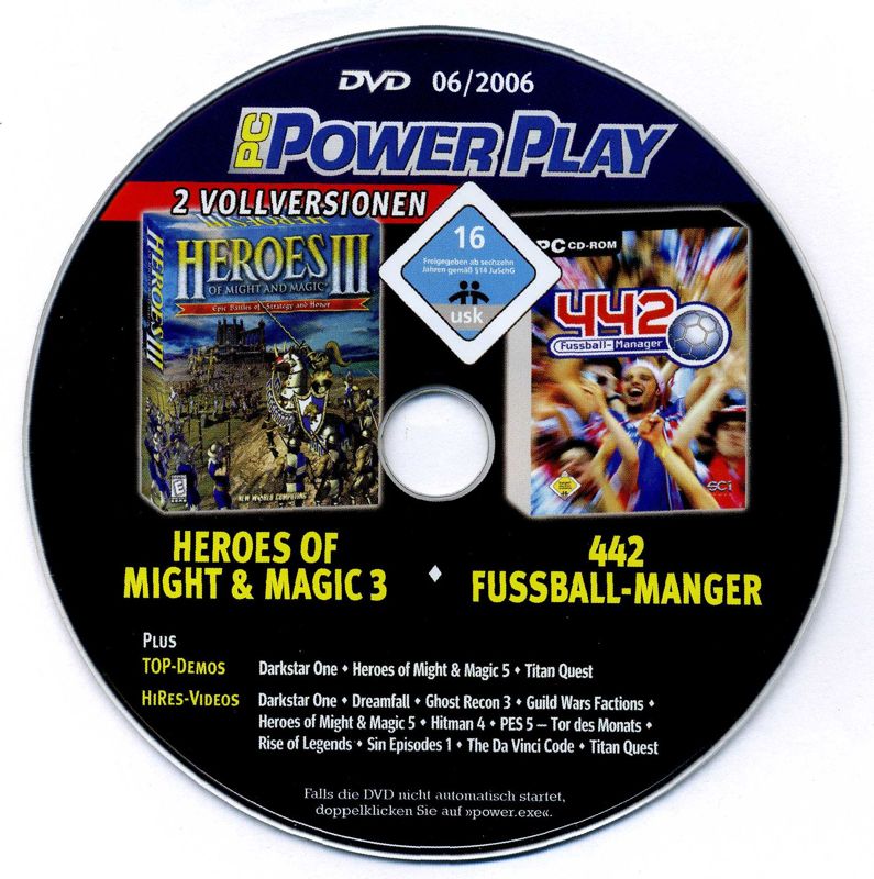 Media for Heroes of Might and Magic III: The Restoration of Erathia (Windows) (PC PowerPlay 06/2006 covermount)