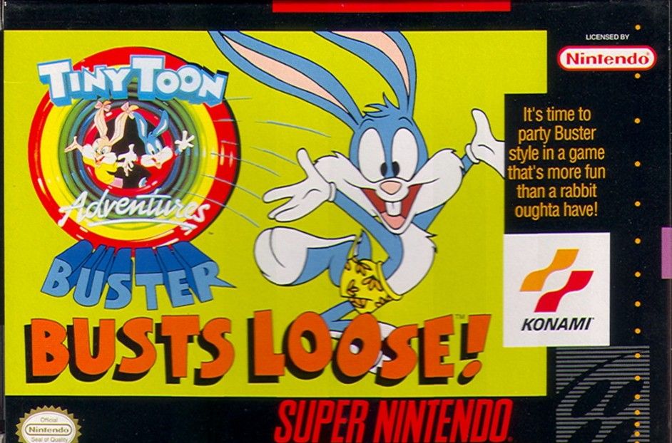 Front Cover for Tiny Toon Adventures: Buster Busts Loose! (SNES)