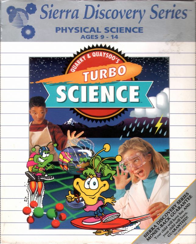 Front Cover for Quarky & Quaysoo's Turbo Science (DOS)